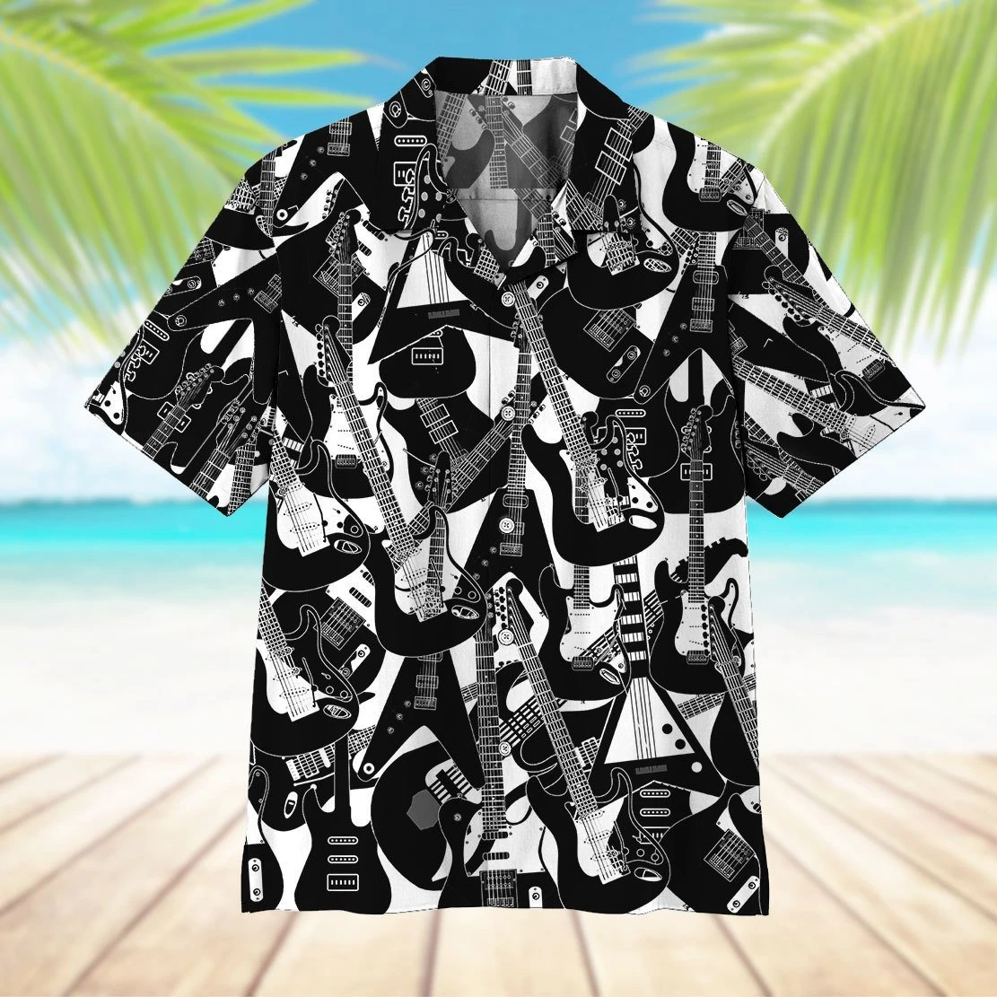 Electric Guitar Hawaii Shirt For Men Women Adult Ha55409