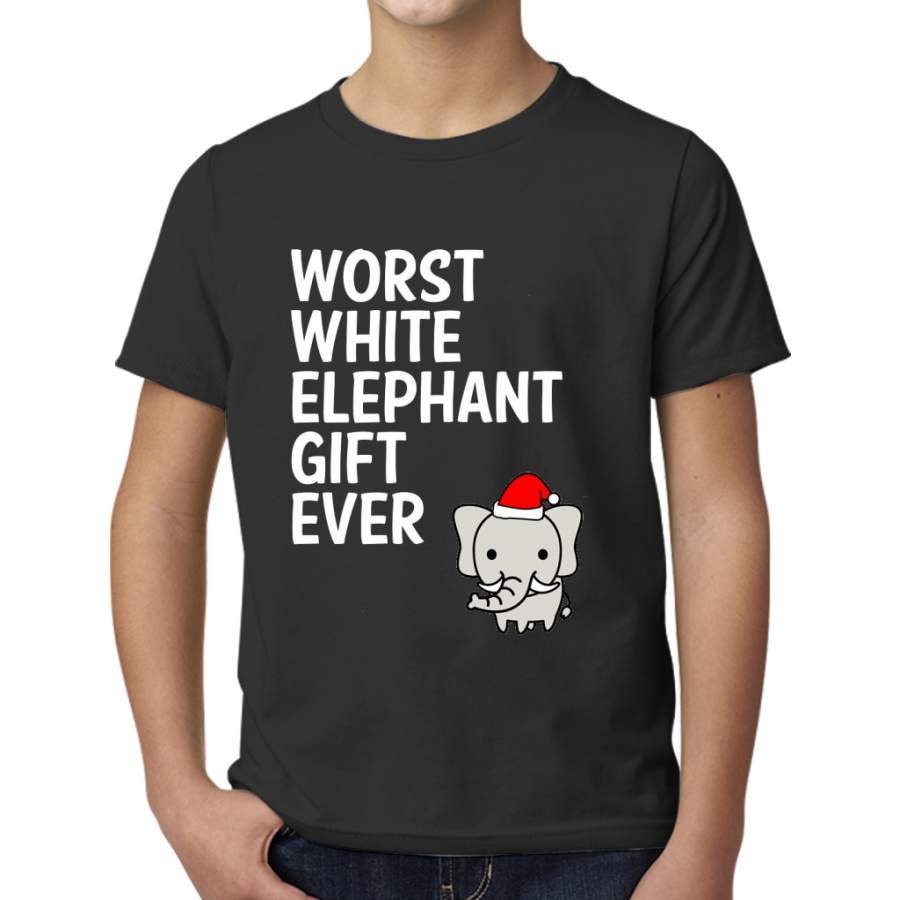 Worst White Elephant Gift Ever Funny Gag Humor Gifts Young T-Shirt