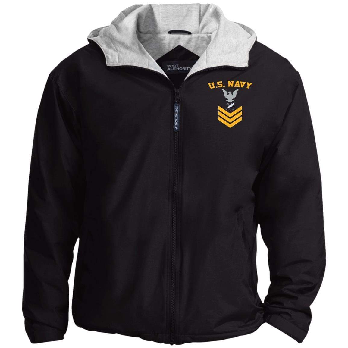 US Navy Journalist JO E-6 Rating Badges Gold Stripe Embroidered Hoodie ...