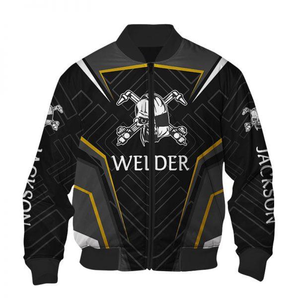 Welder I Stop When I’M Done Black Color Personalized 3D All Over Printed