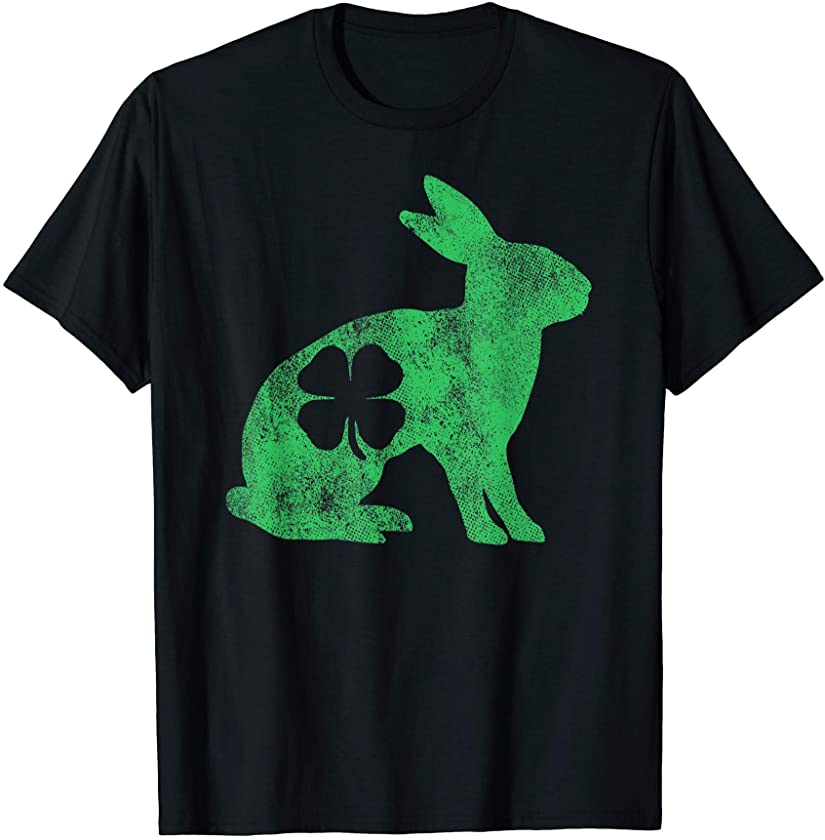 St. Patrick’s Day Rabbit Bunny Irish Green Shamrock Gift T-Shirt