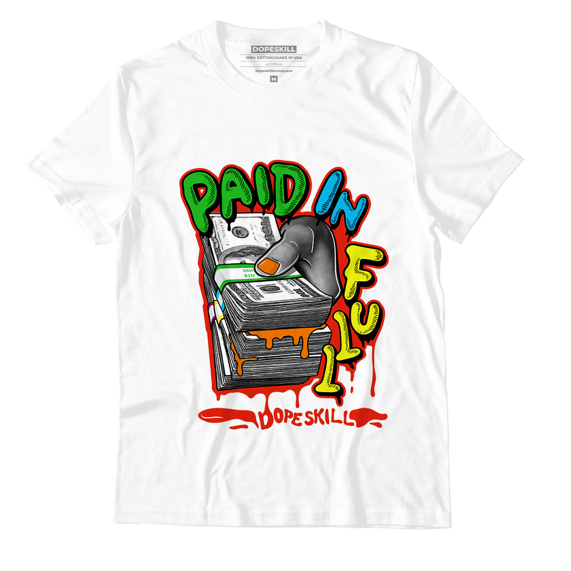 Paid In Full Unisex T-Shirt Match Reebok Kamikaze Ii Candy Land