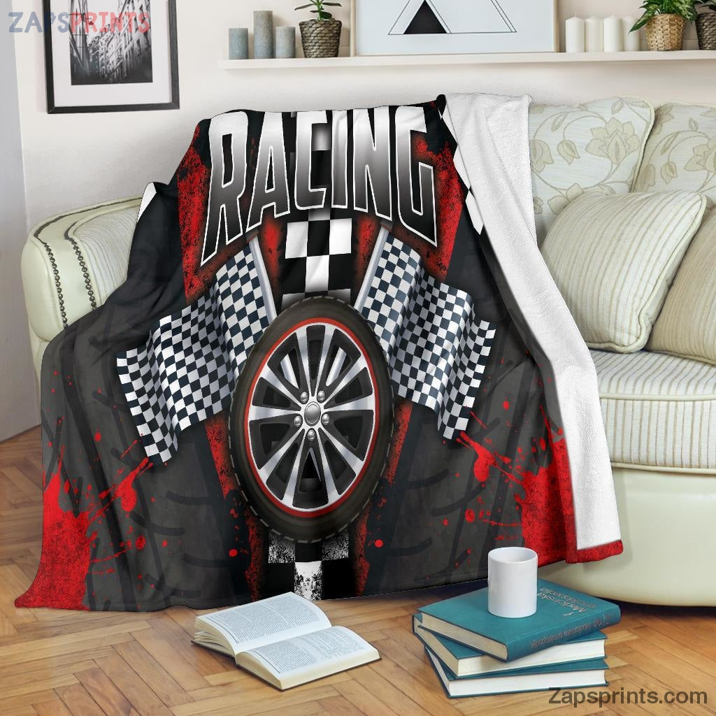 Gift For Racing Lover – Racing Red Blanket – Gift For Friends