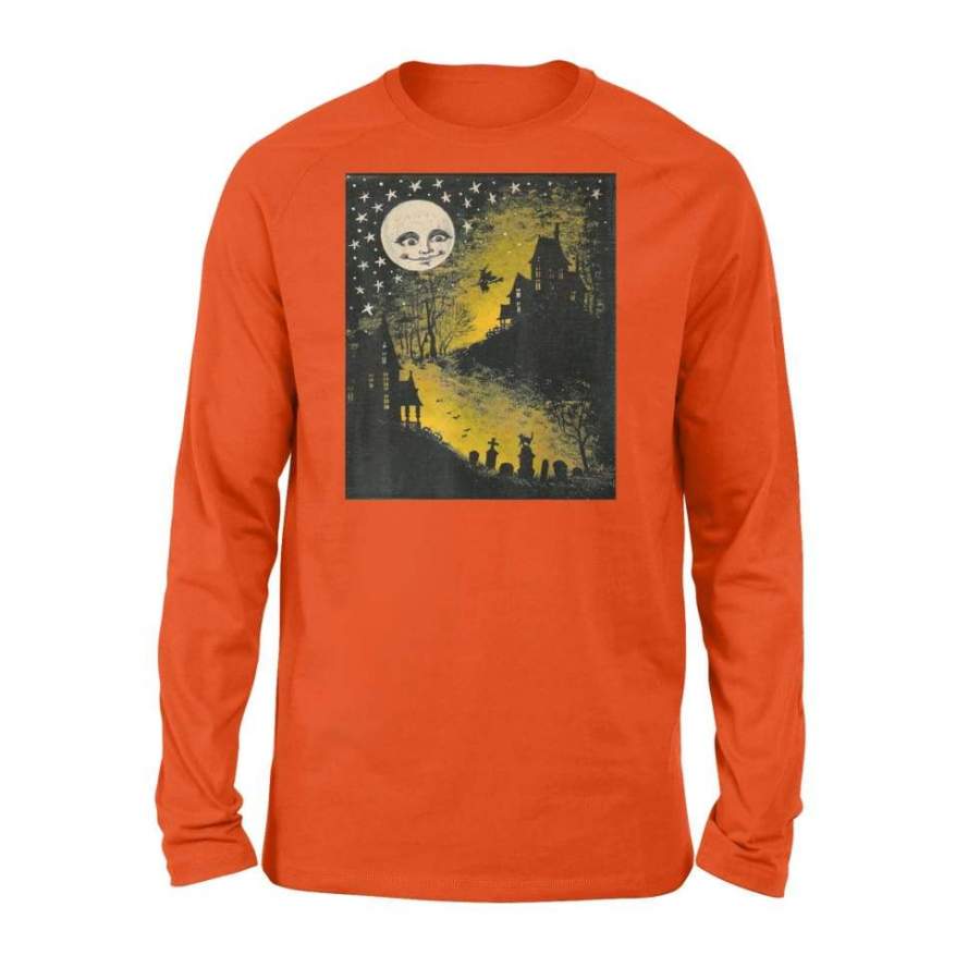 Sweet N’ Spooky Vintage Style Halloween Movie Halloween Costume Gift Shirt – Standard Long Sleeve