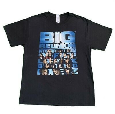 Atomic Kitten 911 Five Honeyz Liberty X The Big Reunion 2013 Tour T Shirt 7675