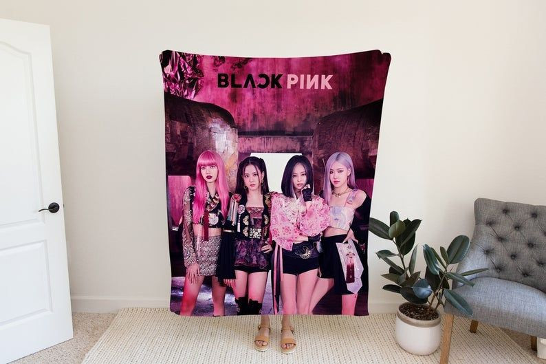 Blackpink How You Like That Blanket, Kpop Best Girl Group Blanket, Lisa Jenny Ros Jisoo Blanket