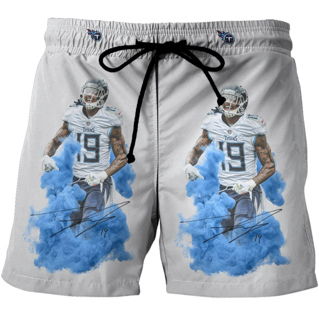 Tennessee Titans Derrick Henry9 3D All Over Print Summer Beach Hawaiian Short