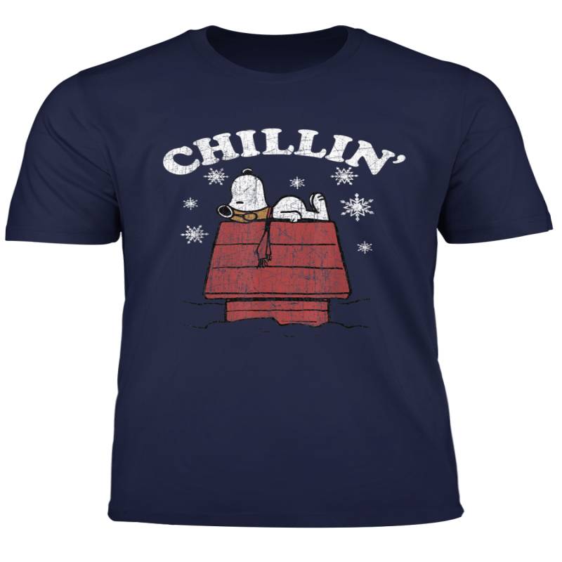 Peanuts Snoopy Christmas Snow Flakes T Shirt - Micalshop