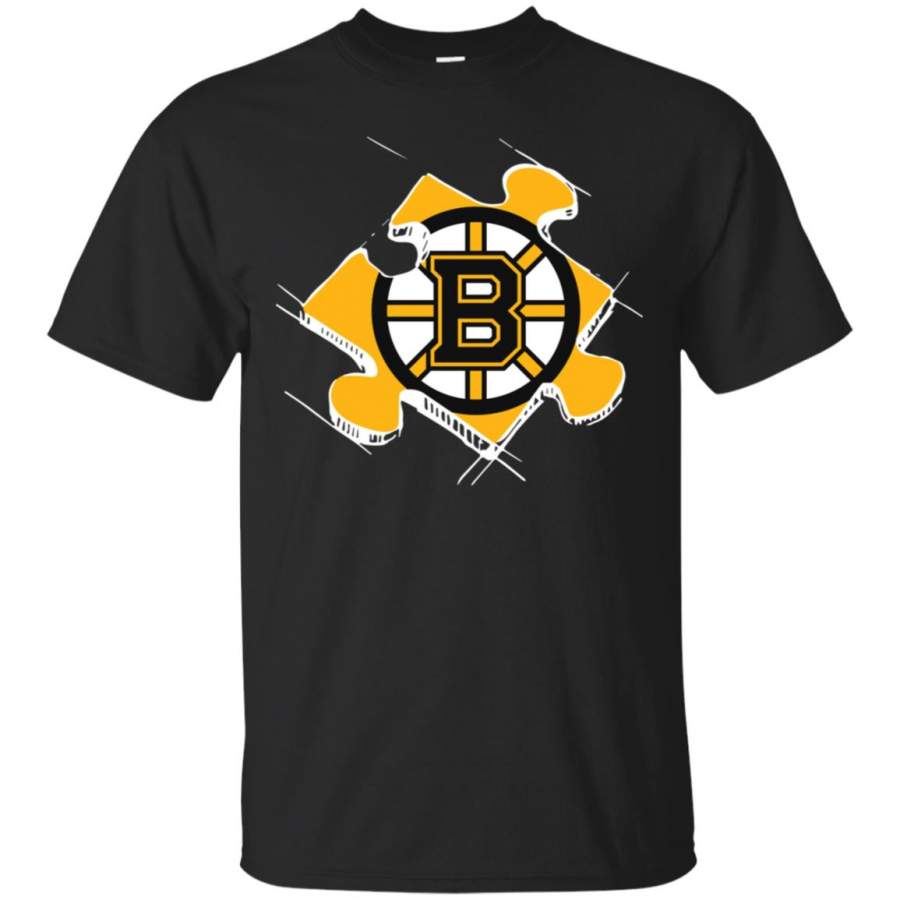 Boston Bruins autism puzzle T Shirt – Moano Store