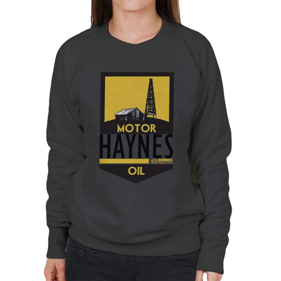 Haynes Penn Drake Motor Oil Women’s Sweatshirt