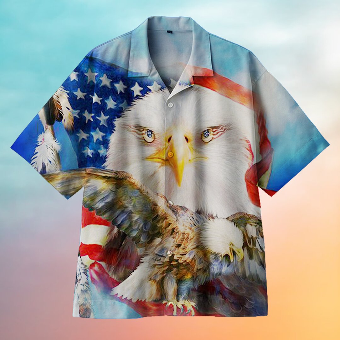 American Independence Day Hawaii Shirt Unisex Adult Ha13147