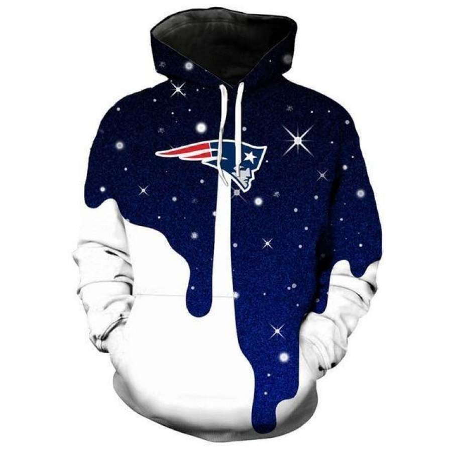 New England Patriots Hoodie 3D Style758 All Over Printed