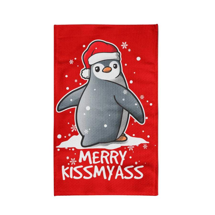 Merry Kiss My Penguin – Rug