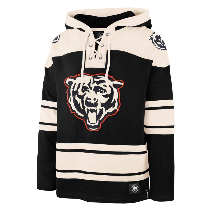 Chicago Bears Midnight Superior ’47 Lacer Hoodie Unisex 3D All Over Print