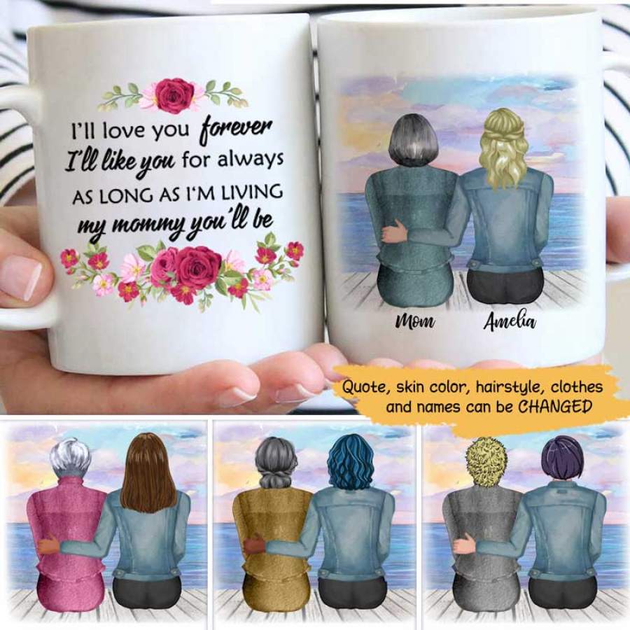 Our Mom Forever Personalized Mug