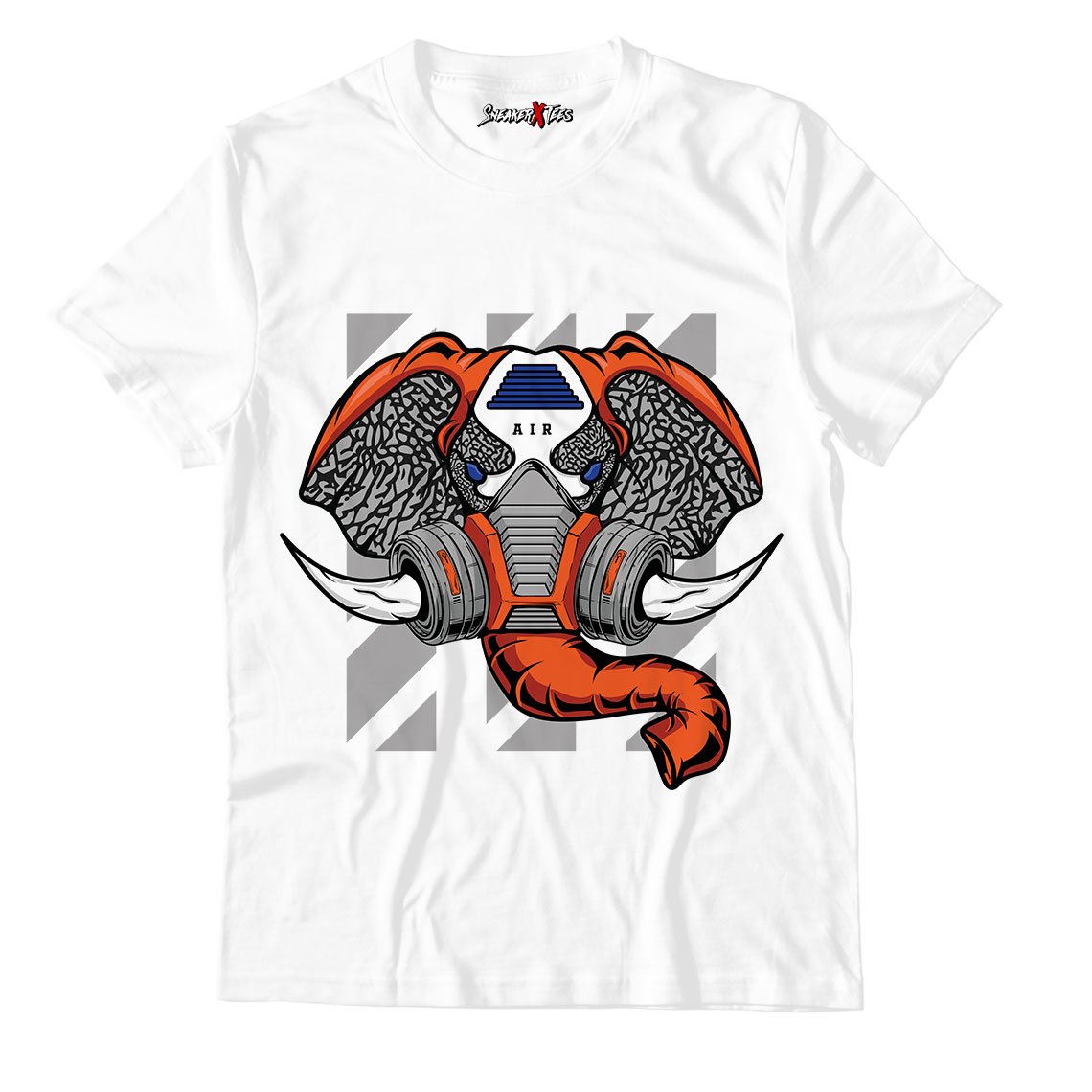 Gas Mask Elephant Unisex Tshirt Match Aj3 Iii Knicks