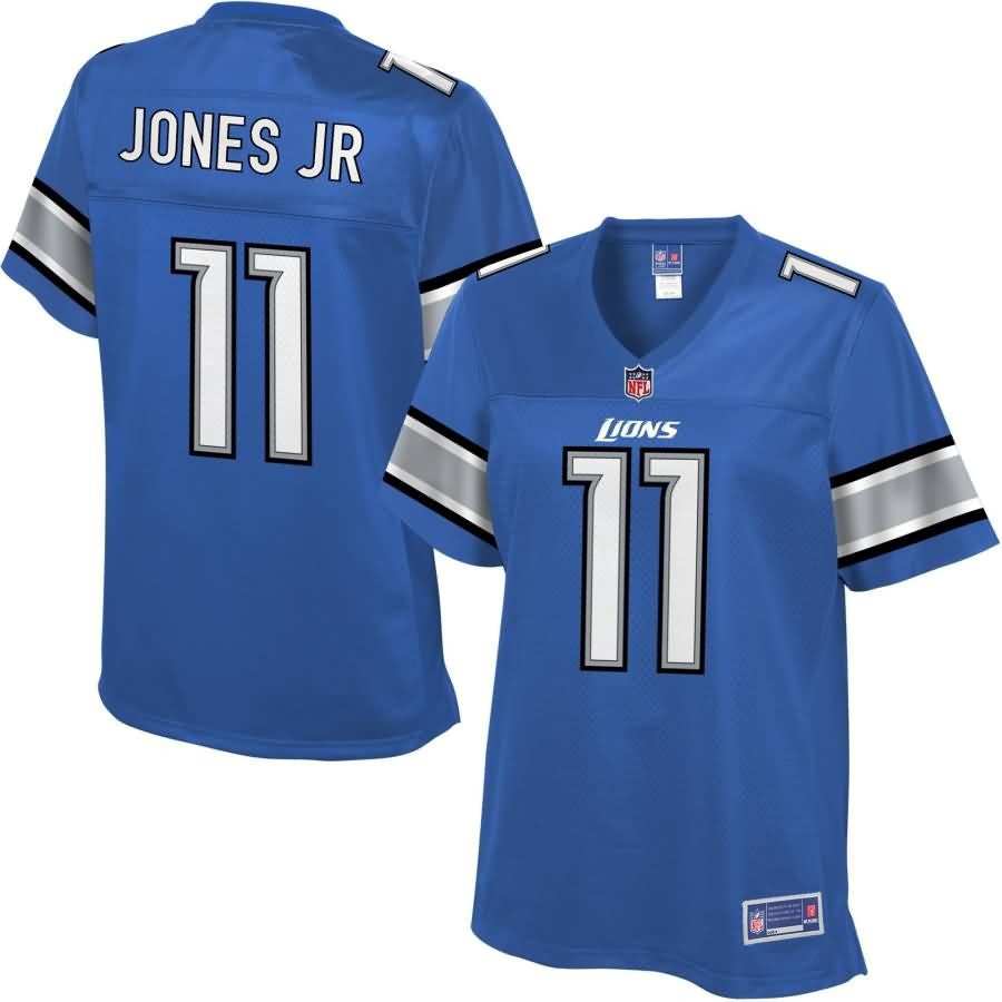 Womens Detroit Lions Marvin Jones Jr NFL Pro Line Blue Team Color Jersey