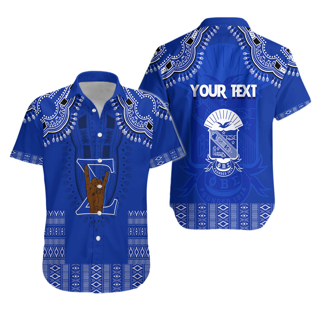 (Custom Personalized) Phi Beta Sigma ‘Mab Hawaiian Shirt Dashiki Design Lt7