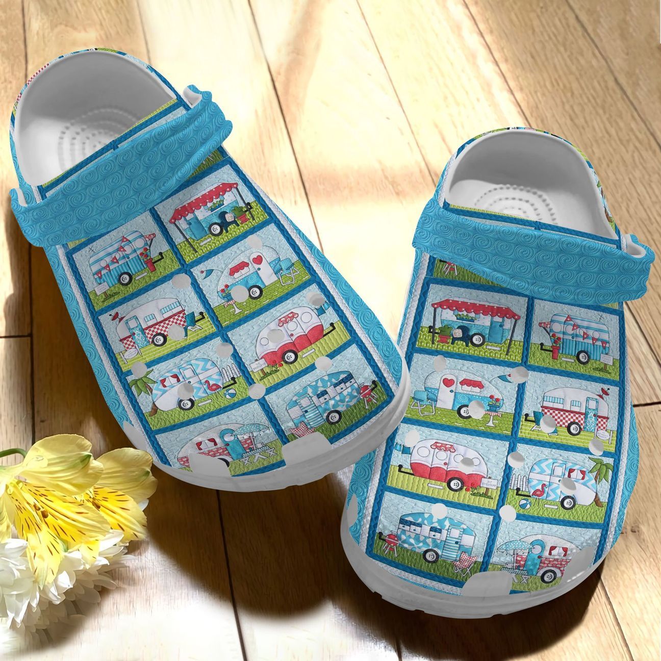 Camping Personalized Clog, Custom Name, Text Go For Camping, Fashion Style For Women, Men, Kid, Print 3D