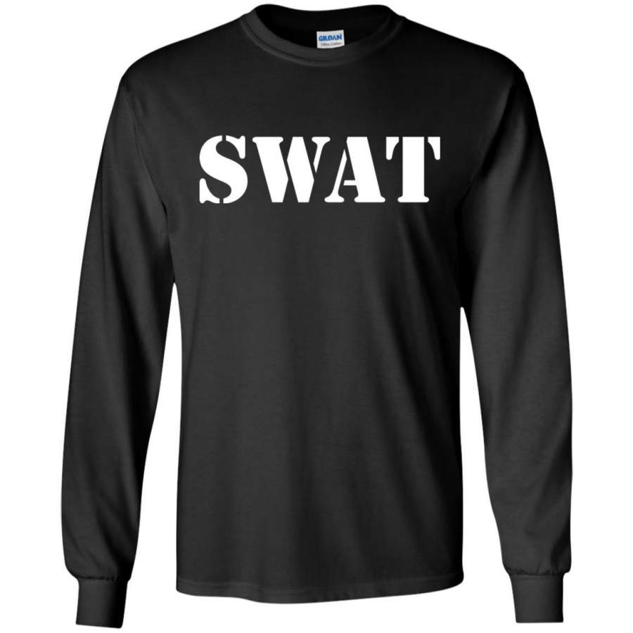 SWAT Police, for Police Officer Halloween Costume LS shirt/Sweatshirt/Hoodie