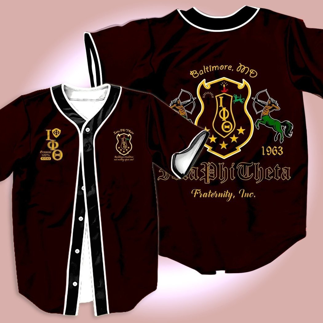 Greek Life Baseball Jersey – Iota Phi Theta Baltimore Hawaiian Shirt J5