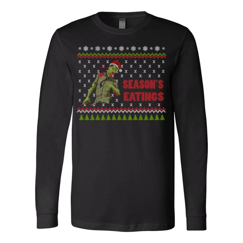 Zombie season s eatings funny ugly christmas sweater