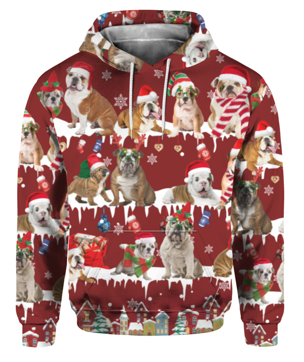 Oragontee English Bulldog 3D All Over Print | For Men & Women | Adult | Hp1669