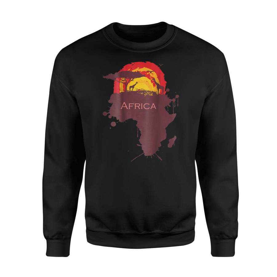 Africa Proud African Country Graffiti Continent Love Sweatshirt