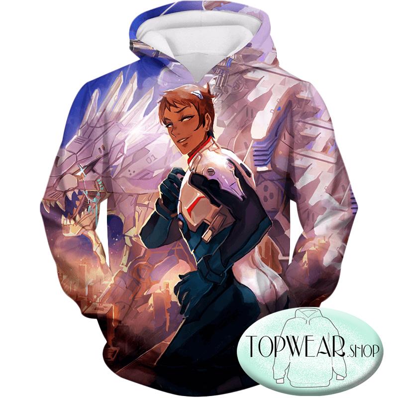 Voltron: Legendary Defender Hoodies – Cosplay Lance the Blue Lion Paladin Pullover Hoodie