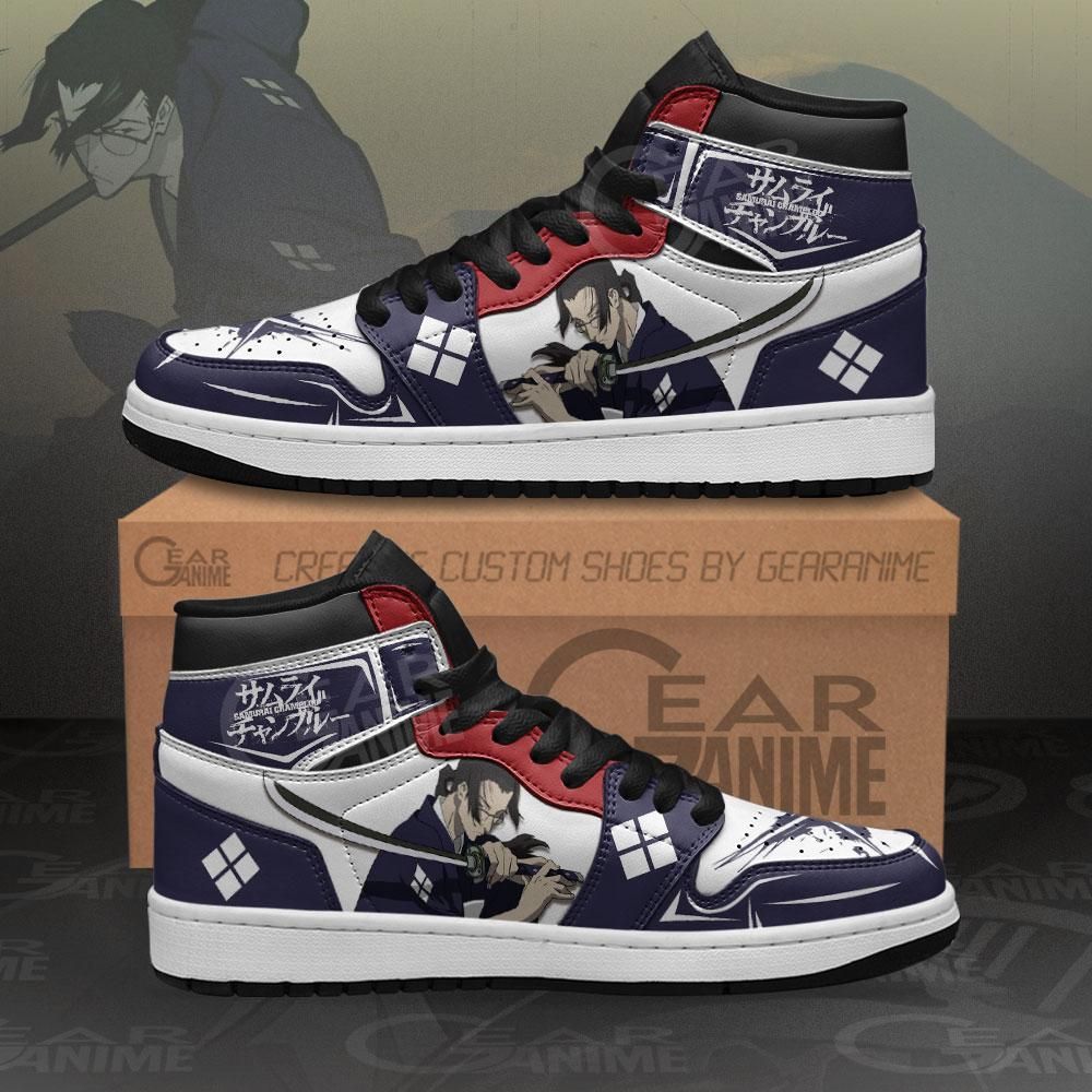 Samurai Champloo Jin Anime Air Jordan Shoes Sport Sneakers