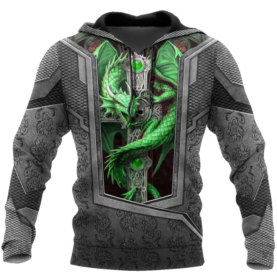 3D Tattoo and Dungeon Dragon Hoodie HAC27122