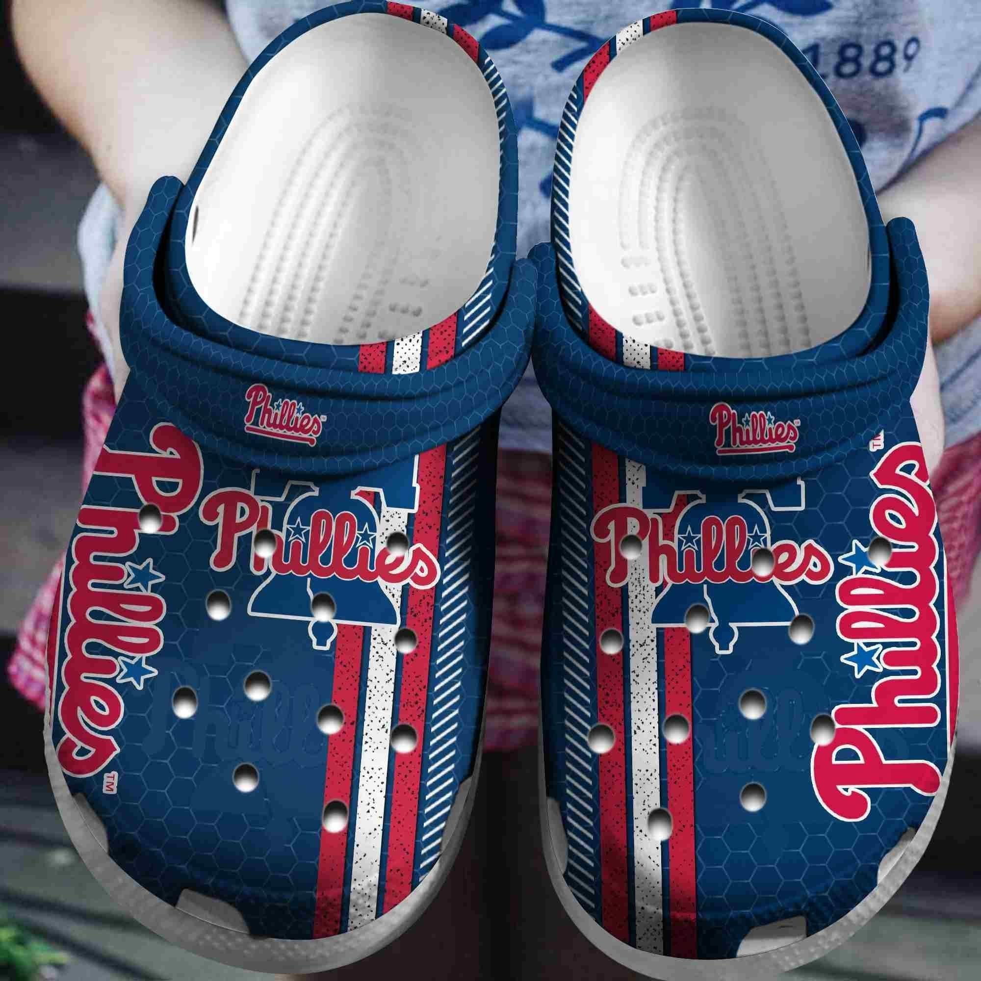 Phillies Crocss Shoes Clogs Crocband Comfortable For Men Women