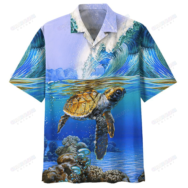 In The Ocean Turtle Hawaii Shirt Ha179