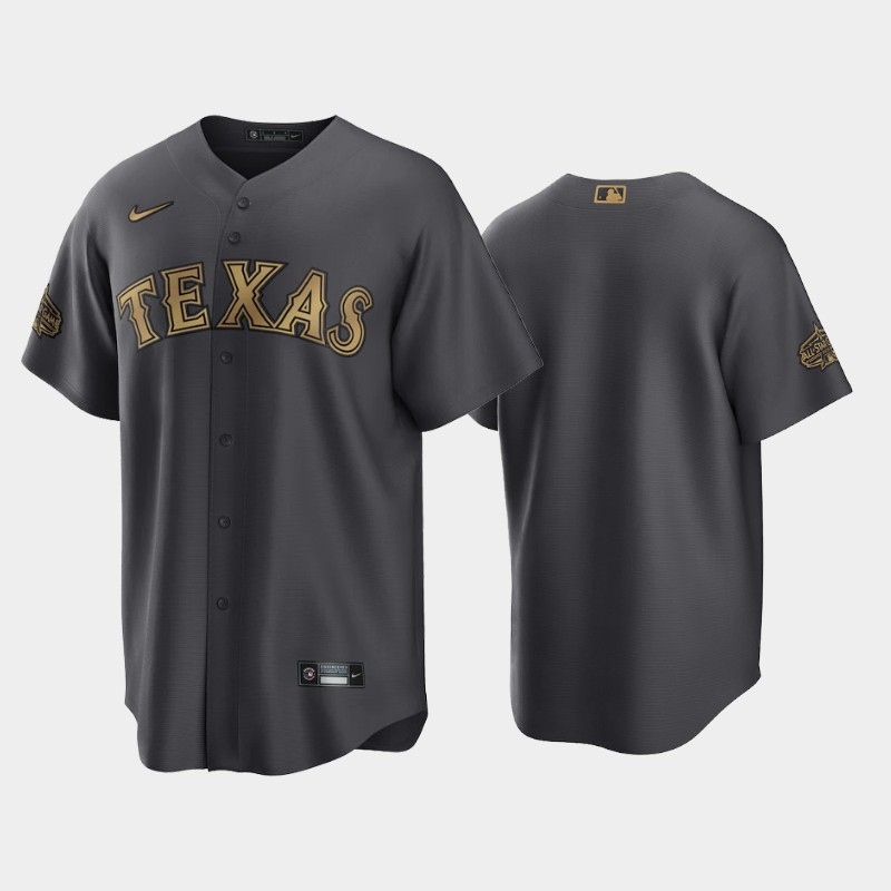 Texas Rangers 2022-23 All-Star Game AL Charcoal Jersey