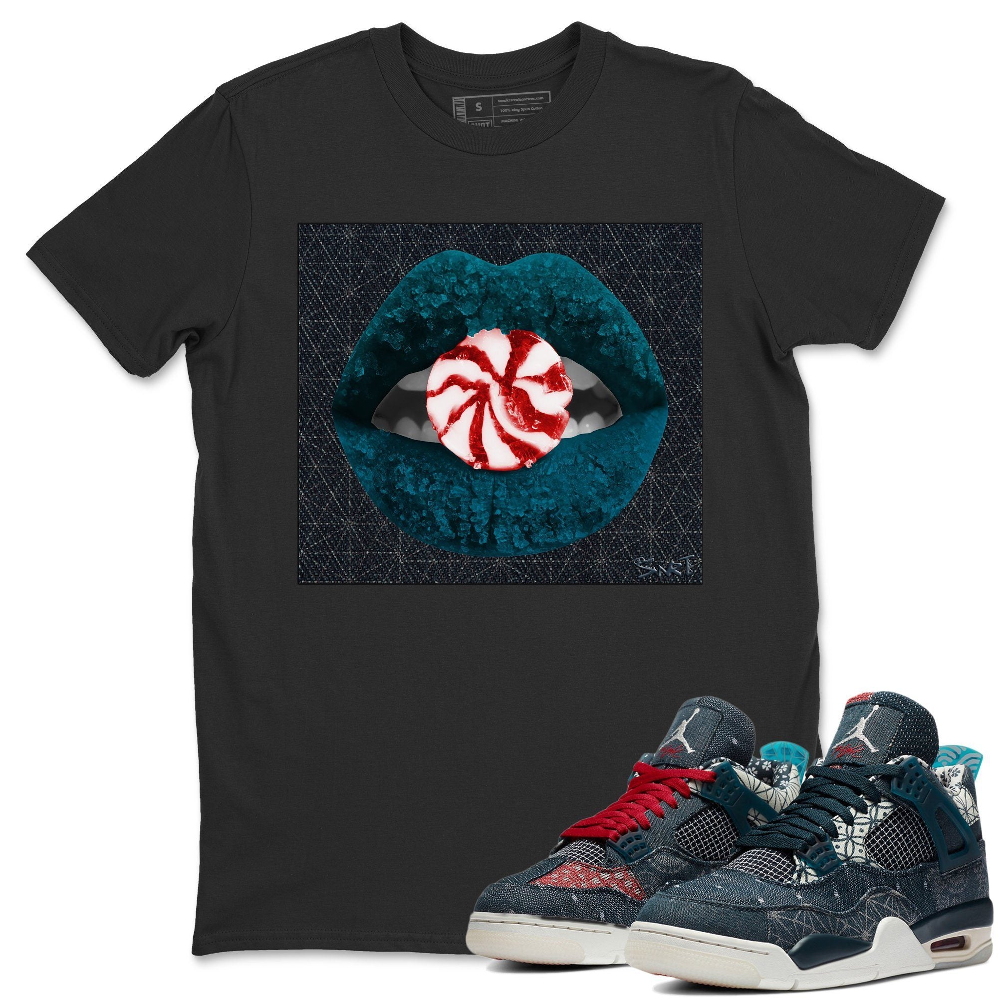 Lips Candy T-Shirt – Air Jordan 4 Deep Ocean