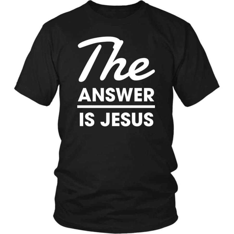 The answer is Jesus t-shirt