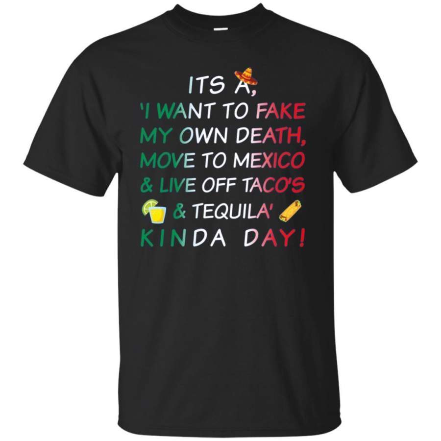 AGR Fake My Own Death Move To Mexico Tacos Tequila Long Sleeve