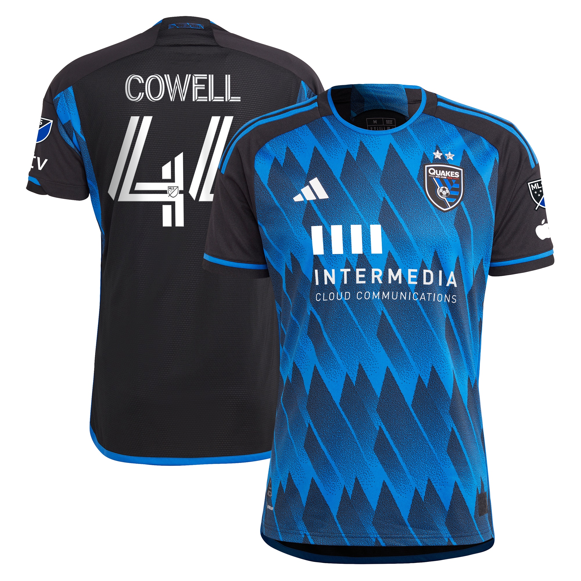 Cade Cowell San Jose Earthquakes 2023 Active Fault Jersey Authentic Jersey – Blue