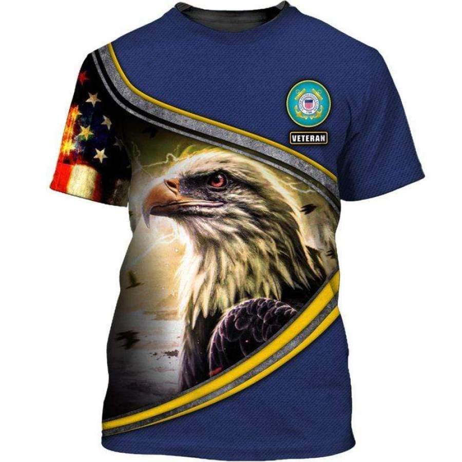.Soldier Eagle Us Army Navy American Flag Veteran day Shirt 2 #H