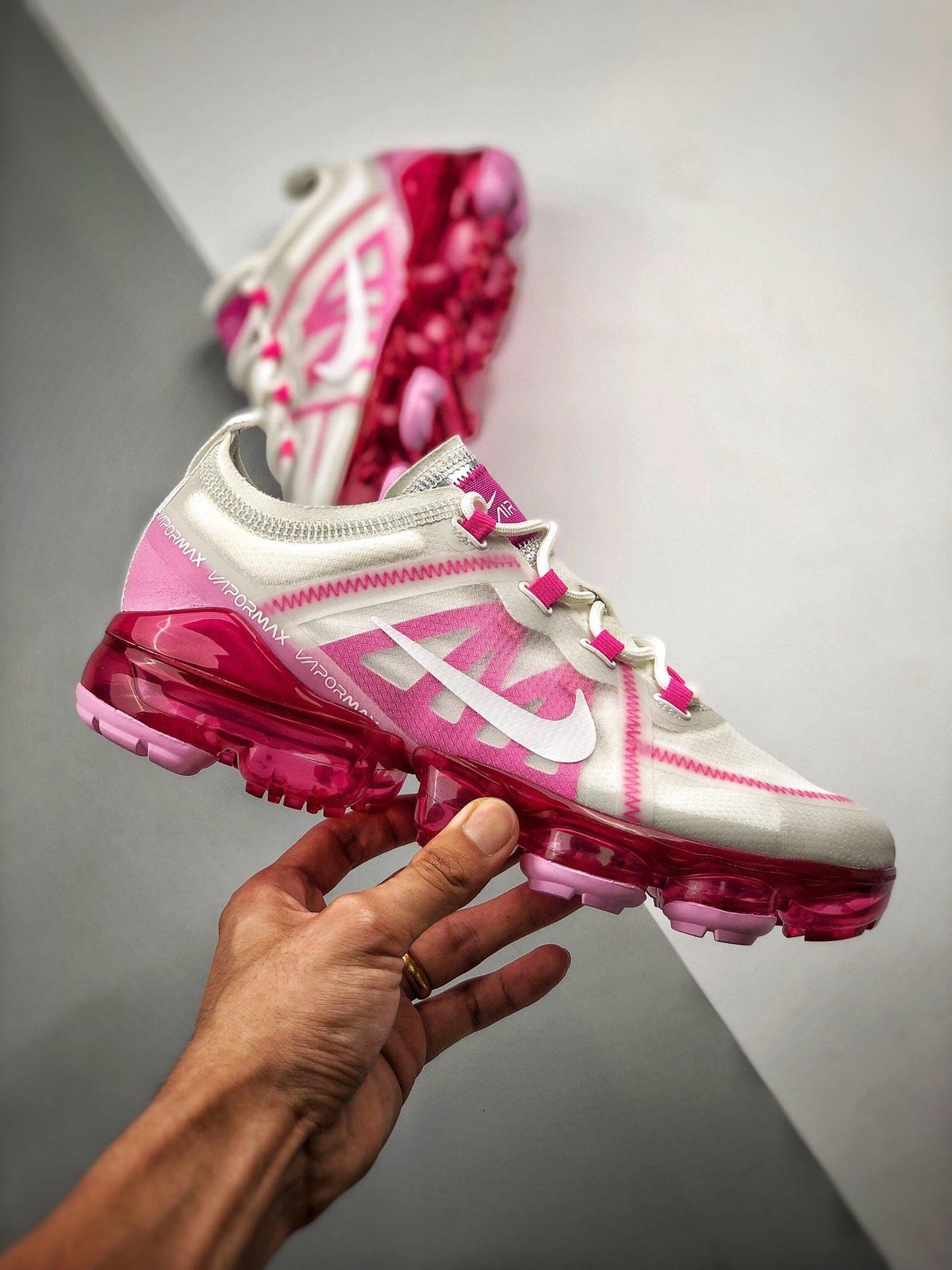 Nike WMNS Air VaporMax 2019 WhitePink Rise 5338511