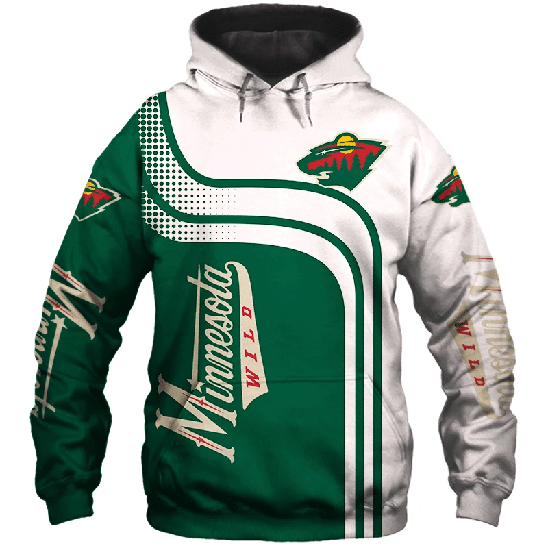 Minnesota Wild 3D Hoodie 02