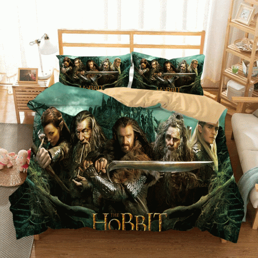 The Lord Of The Rings 9 Duvet Cover Pillowcase Home Decor 3D Bedding Set 5208