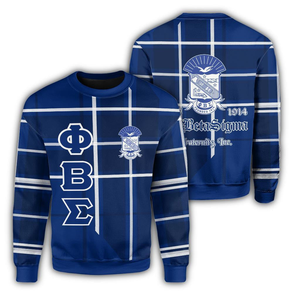 Fraternity Sweatshirt – Phi Beta Sigma Burberr Style Sweatshirtn