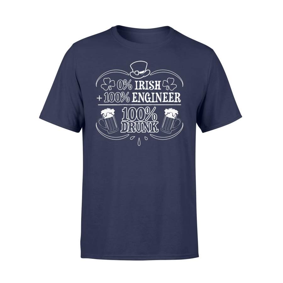 0 Irish 100 Engineer St Patricks Day T-Shirt
