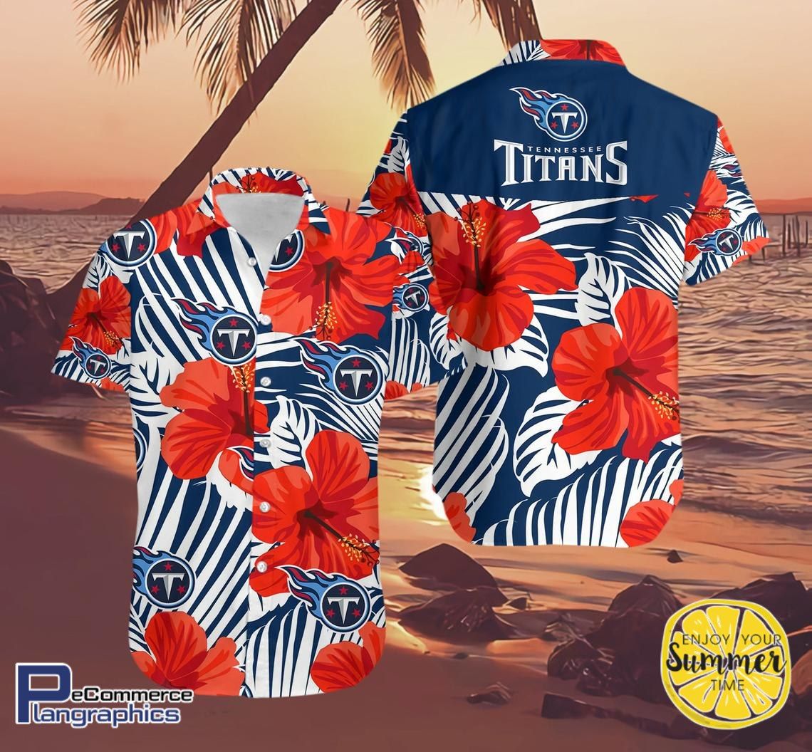 Tennessee Titans Aloha Shirt Hawaiian Aloha Shirt Hawaiian Shorts Beach Short Shirt