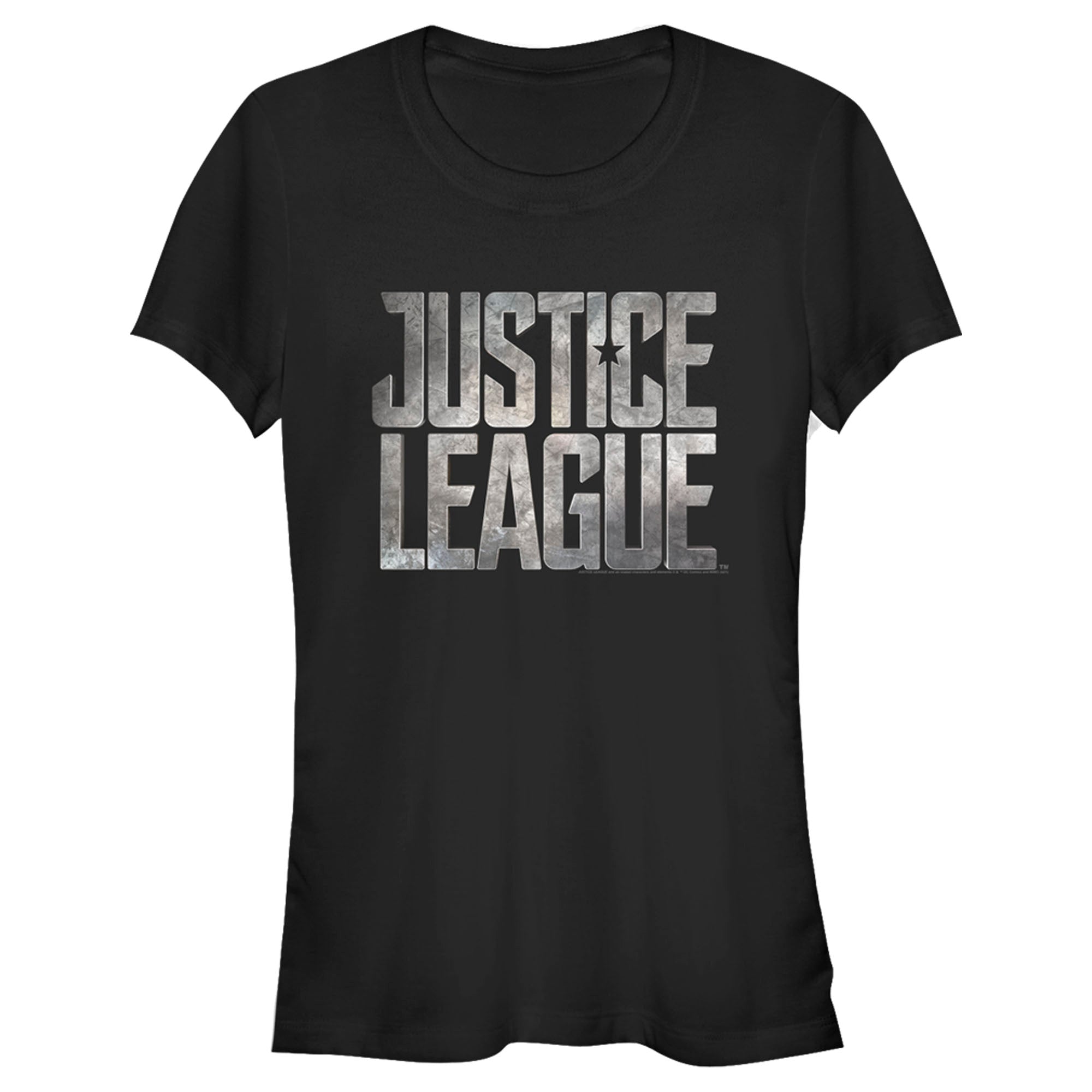 Zack Snyder Justice League Junior’S Stacked Stone Logo  T-Shirt