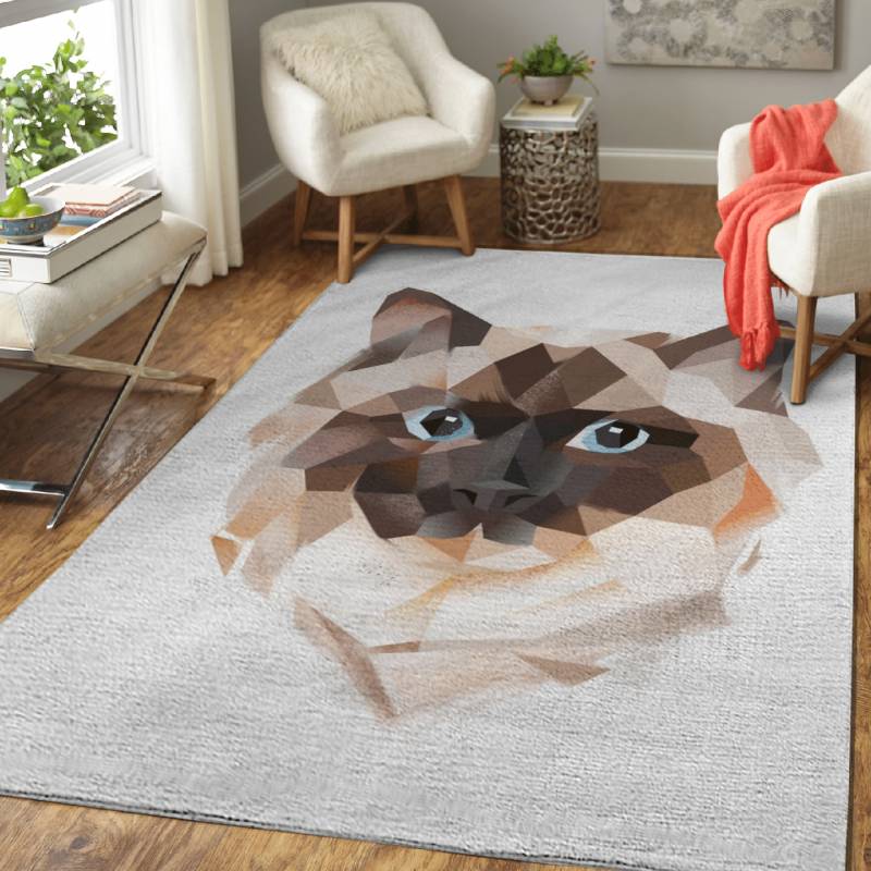 Ragdoll Cat – Modern Animals Area Rug Carpet