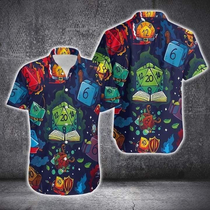 Amazing Dice Aloha Hawaiian Shirt Colorful Short Sleeve Summer Beach Casual Shirt For Men And Women