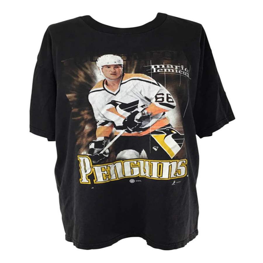 Vintage Mario Lemieux Graphic Tshirt T1125