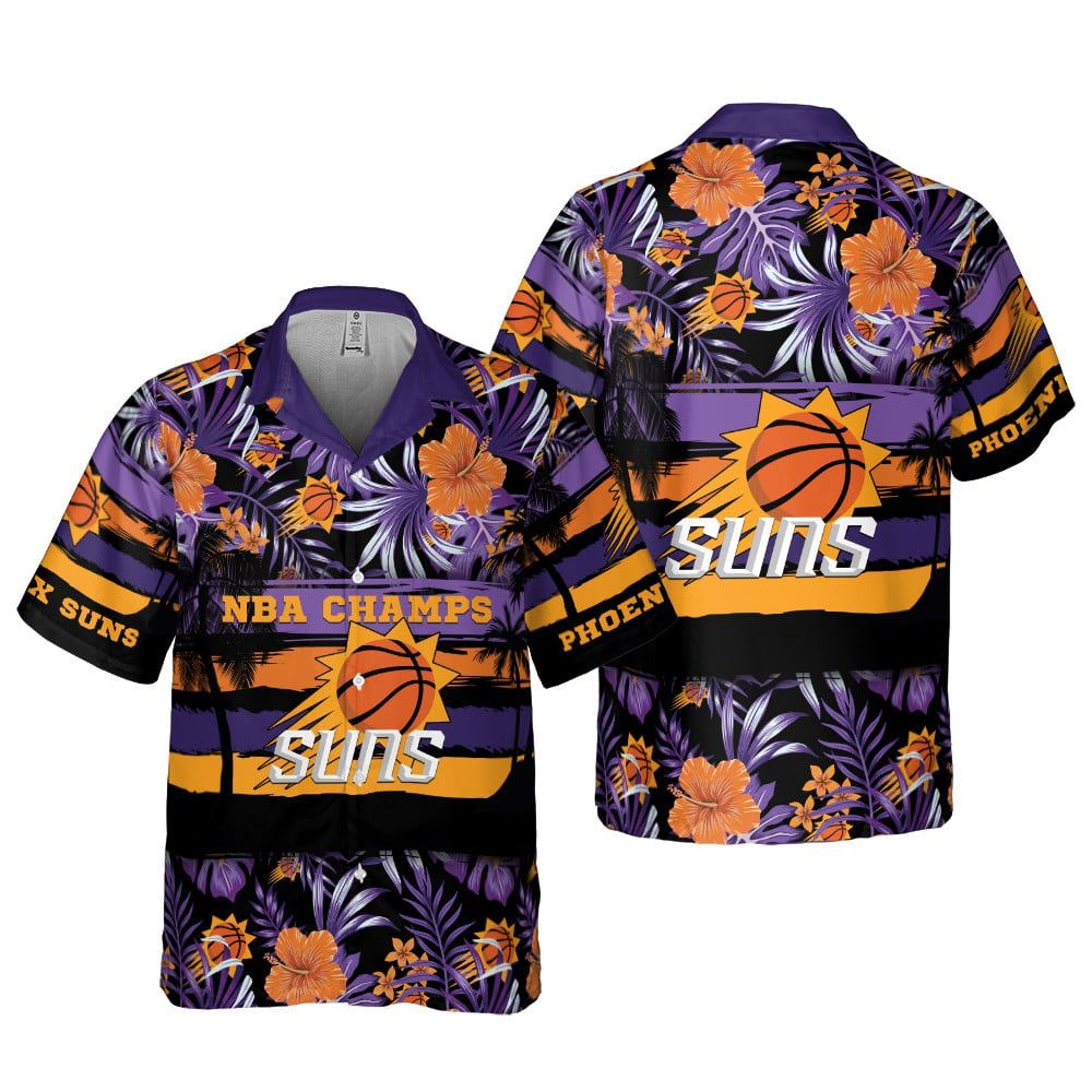 Phoenix Suns Beach Sunset Premium Aloha Shirt